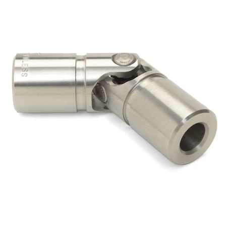 Single U-Joint, 3/4 X 3/4 Bores, 1.495 OD, Stainless